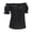 A136 Black, variant on Women's Renaissance Pirate Blouse Off Shoulder Ruffle Short Sleeve Peasant Top Medieval Boho Shirt with Tie Detail for Halloween Cosplay Theme Costume