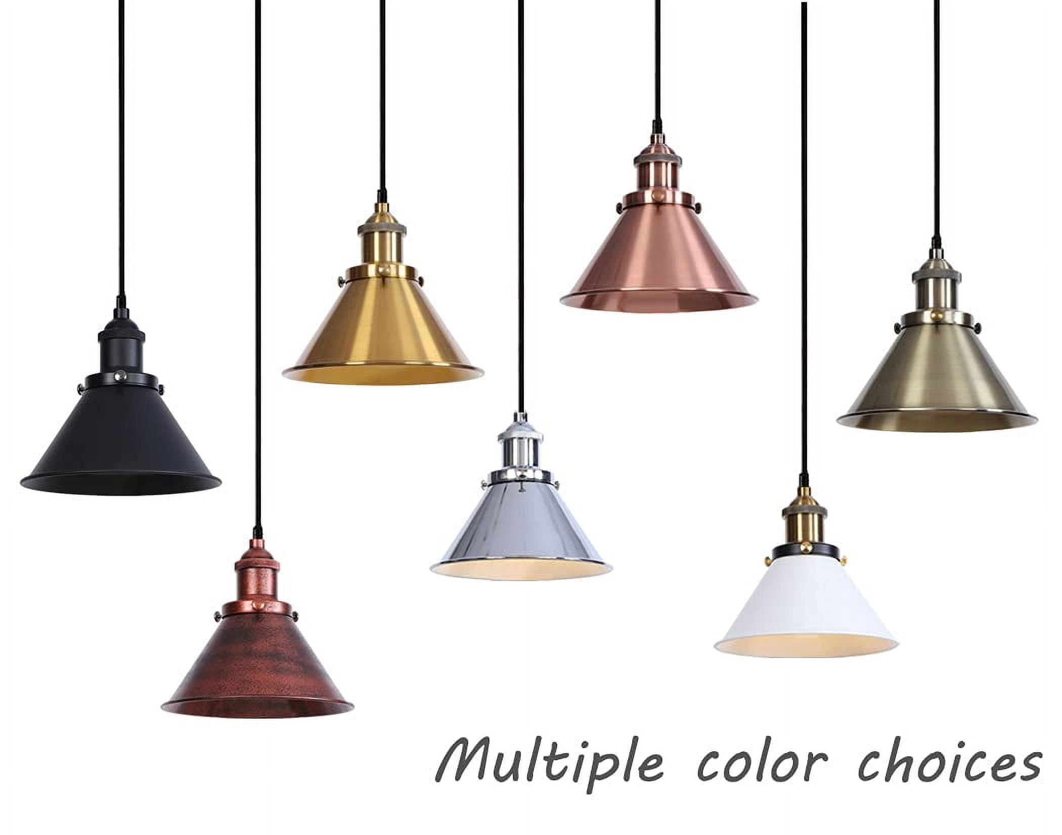 KAYYELAMP Plug in Cable Track Rail with Adjustable Cord Rust Track Lighting Fixture E26 Base H-Type Vintage Design for Kitchen Loft(No Bulb)