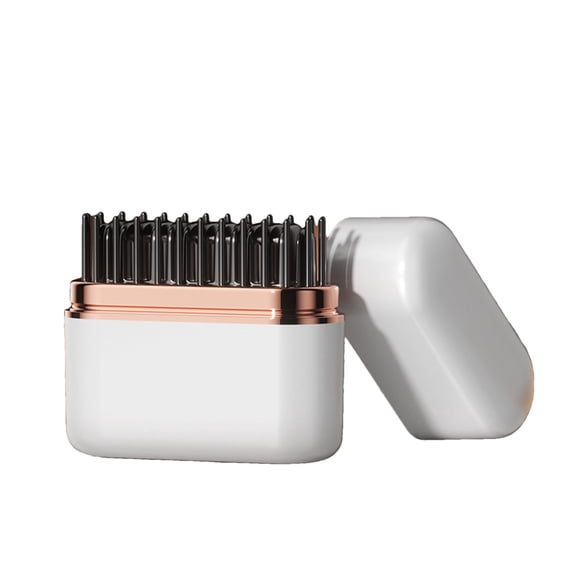 Cordless Hair Straightener,Hair Straighteners for Women,Mini Wireless Hair Straightener, Portable Hair Straightening Brush with Wireless Charging, 3 Temperature Settings,Fast Heat-Up(White)