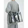 thumbnail image 3 of Kukuzhu Women's Clear Shoulder Satchel Bag Tote Bag Chic Handbag Cute Purse Crossbody Bag Transparent Bag, 3 of 6