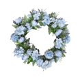 thumbnail image 3 of Artificial Wreath Front Door Wreath Garland 17.72inch Floral Summer Wreaths Flower Wreaths for Wedding Farmhouse Indoors Living Room Garden blue, 3 of 8