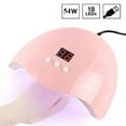 thumbnail image 1 of PVCS Nail Lamp 54W Curing Lamps Light for Gel Polish Auto Sensor UV LED Nail Dryer, 1 of 9