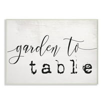 The Stupell Home Decor Collection Garden To Table Wall Plaque Art