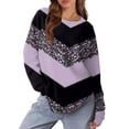 thumbnail image 5 of kytmyeq Women's Sweatshirts Prints Trendy Crewneck Long Sleeve Shirts Color Block Pullover Tops Comfy, 5 of 6