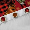 thumbnail image 4 of Homewish Black Girl Curtains Pack of 2 (42x84 Each) for Teens,Green Red Curtains Blackout,Merry Christmas Bedroom Curtains,Breathable Home Decor, 4 of 6