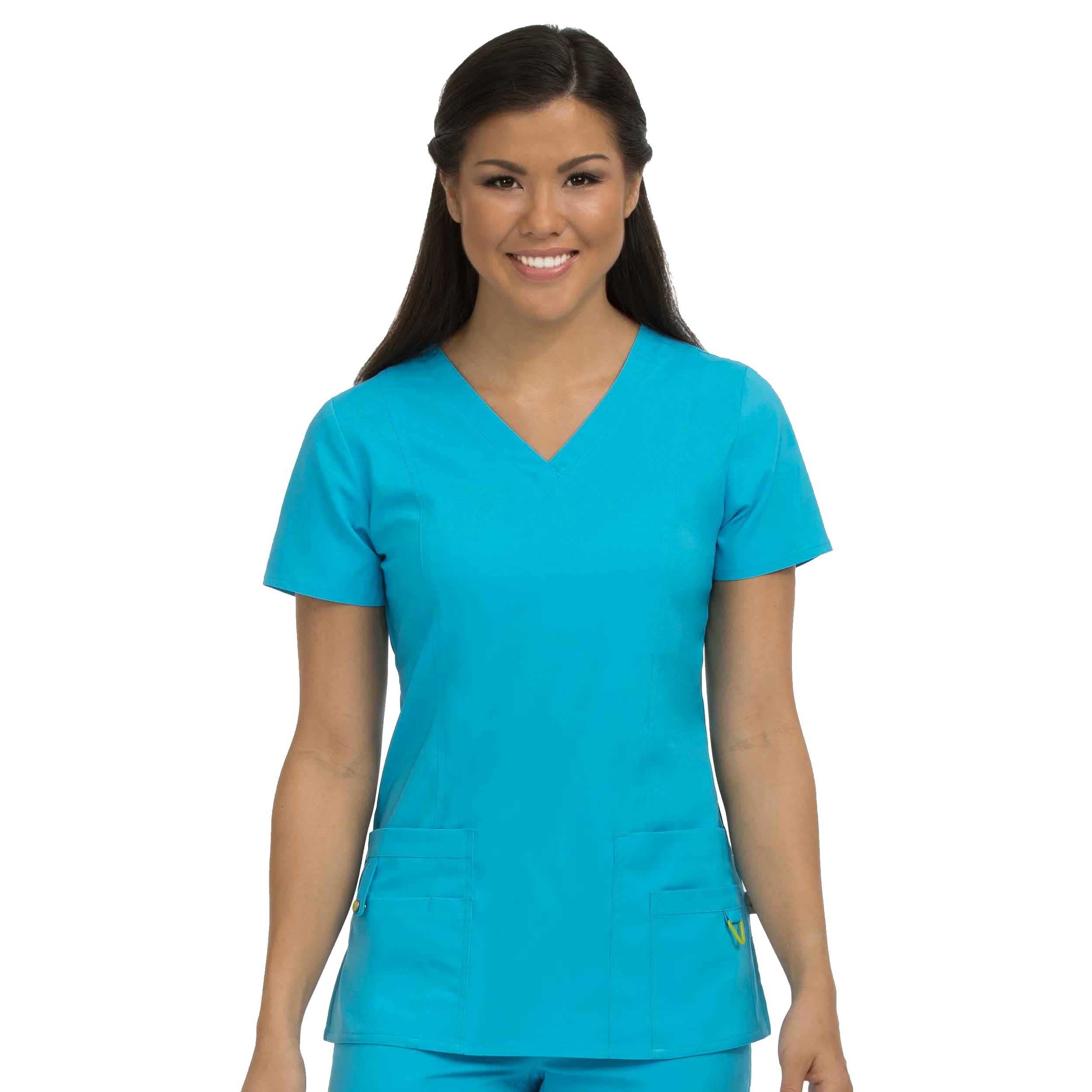 Med Couture Activate Women's VNeck Princess Seam Scrub Top [XS 3XL