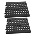 thumbnail image 5 of LOLIPPYY 2-Pack Black Plastic Outdoor Drain Grate Covers, Heavy Duty Trench Drain with Wear Resistant Design, 5 of 8