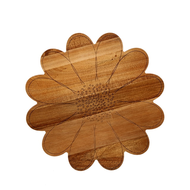 Hometrends Flower Wood Board