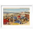 thumbnail image 2 of Art.com Stewart Beach Park, Galveston, Texas Art Print, White Frame Wall Art, 23" x 17", 2 of 5