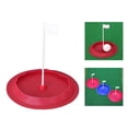thumbnail image 3 of Coupe de Golf Portable avec Drapeau Détachable Durable Golf Putting Formation Rouge, 3 of 8