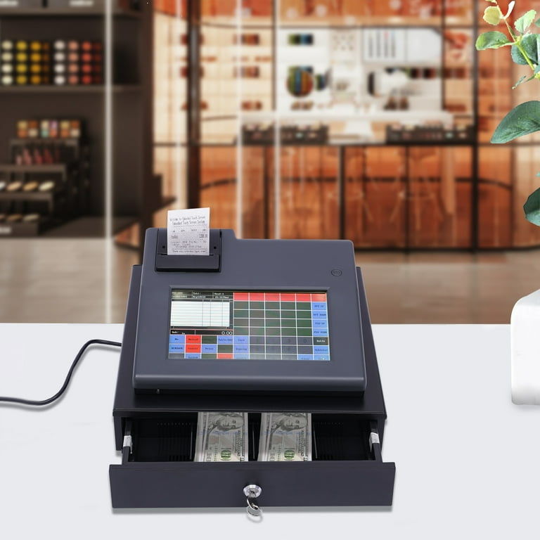 Loyalheartdy Electronic Cash Register USB Digital Touch Screen