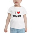 thumbnail image 2 of I Love Atlanta Funny Toddler T-Shirts for Boys Girls (White, Youth M), 2 of 5