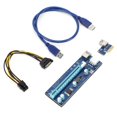 thumbnail image 1 of PCI Express Riser Card USB 3.0 Cable PCI-E 1X a 16X Extender Adaptador PCIe Ndcxsfigh Para estrenar, 1 of 6