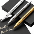 thumbnail image 2 of Leeye Silver Acrylic Glass Exquisite Art Marker Pen Tip and Suitable for Adults Adolescents in Rock 1ml Drawing DIY Craft, 2 of 5