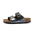 thumbnail image 3 of YOYO mens Soft Footbed - Leather,Colorful black snake pattern(US 11-11.5/EU 44), 3 of 5
