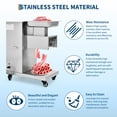 thumbnail image 6 of Commercial Meat Cutter Machine 1100W, 661 Lbs/Hour Electric Meat Cubers with 3mm Blade, Stainless Steel Meat Shredder for Beef Chicken Lamb, Used in Restaurant Kitchen Supermarket, 6 of 7