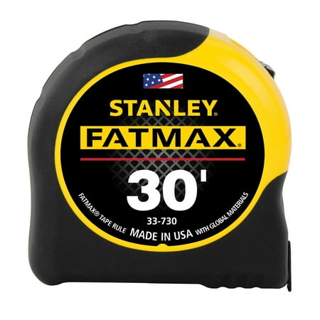 STANLEY FATMAX 33-370E 30' Tape Measure (Best Measuring Tape For Woodworking)