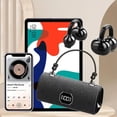 thumbnail image 3 of Fashionable Clip-On Wireless Headphones with Removable Earrings, Open Ear Bluetooth Earbuds, Handbag-Style Case, Secure Fit Jewelry-Style Ear Clip Headphones for Workout and Calls (Pink), 3 of 5