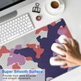 thumbnail image 4 of Purple Camouflage &nbsp;pad Mousewaterproof,rubber+multispandexwashable the Camouflage Seriesgaming Mouse PadDesk Pad for Office Home Game 31.5x15.7inches, 4 of 7
