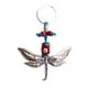 thumbnail image 1 of Llavero de metal llavero con mariposas y gala de ojos pendant encanto gran regalo, 1 of 6