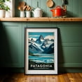 thumbnail image 6 of Vintage Patagonia Illustration | Wilderness-Inspired Wall Art - Illustration Black Framed Wall Art Print 20 x 30 inches, 6 of 8
