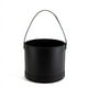 thumbnail image 1 of Zhuge Bolsas de embalaje para regalo, baldes de cuero para flores, cajas de flores de mano, baldes redondos para abrazar con cajas de regalo de mano (negro), 1 of 5