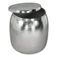 thumbnail image 3 of ZUO Solo Modern Style Aluminum Material Side Table in Nickel Finish, 3 of 5