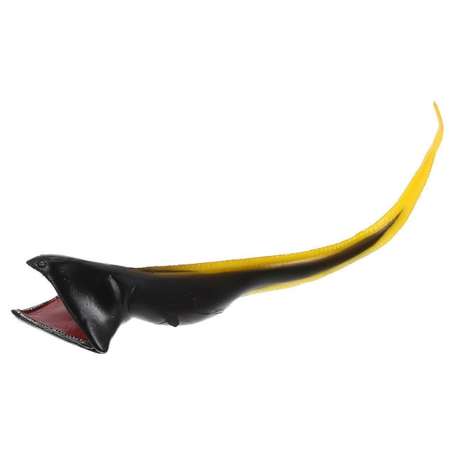 Squiz Toys Simulation Marine Animal Model Electric Eel Figure Nautical Beach Ornament Simulation Eel Model