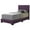 Purple, variant on Home Bedroom Furniture Aaron Pink Upholstered Twin Panel Bed
