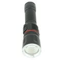 thumbnail image 4 of Linterna de luz fuerte de aleación de aluminio recargable por USB COB LED Linterna de zoom telescópica con imán de cola para exteriores Negro, 4 of 10