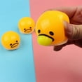 thumbnail image 3 of MINKUROW 4-Pack Cute Yellow Round Sucking and Vomiting Lazy Egg Yolk Vomiting Yolk Slime,Vomiting Egg Yolk,Prank Toys, 3 of 6