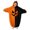 Orange and Black, variant on Grblisyd Girls Boys Jumpsuits Halloween Pumpkin Print Hooded One Piece Oversized Plush Funny Party Loungewear