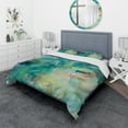 thumbnail image 1 of Designart 'Interstellar' Geometric Bedding Set - Duvet Cover & Shams - Multi-color, 1 of 4