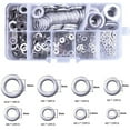 thumbnail image 5 of YIGSECU Pack of 180 Multipurpose Flat Washers Sturdy Stainless Steel Materials Convenient for Screws and Bolts Daily Use, 5 of 7