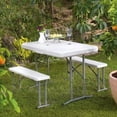 thumbnail image 3 of Mesa plegable con bancos Just Home Collection Picnic, 3 of 3