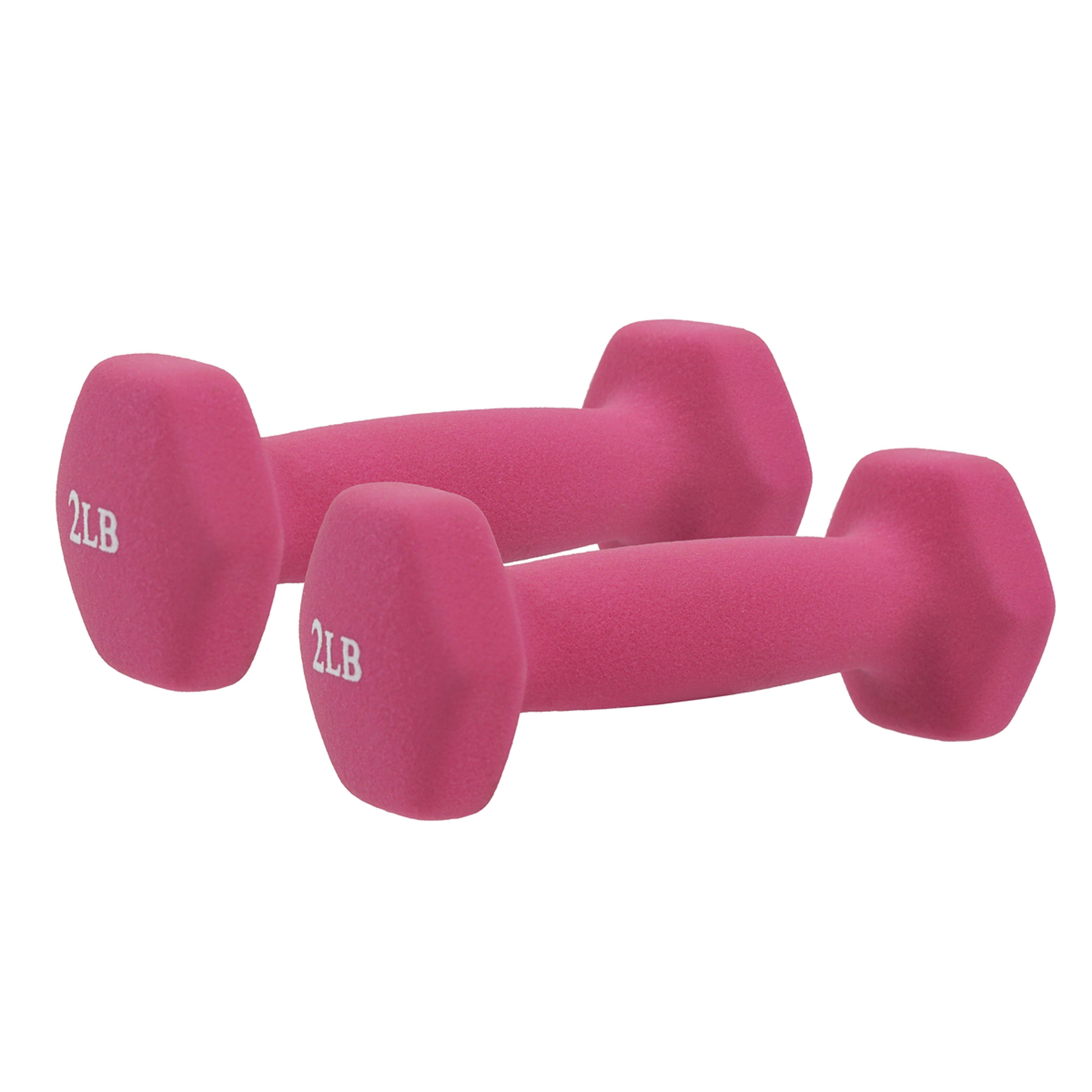 Details about   CAP Hex Neoprene 2 lb Pound Set of Two Dumbbell Weights FREE SAME DAY SHIP!!! 