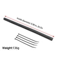 thumbnail image 4 of Mantenga el buceo Zapatillas de acero inoxidable Spring Strap Clip Piezas de chorro con hebilla rápida Hebilla Suministros Suministros Straps Diver Gadgets Black M kenally OD002514-06B, 4 of 7