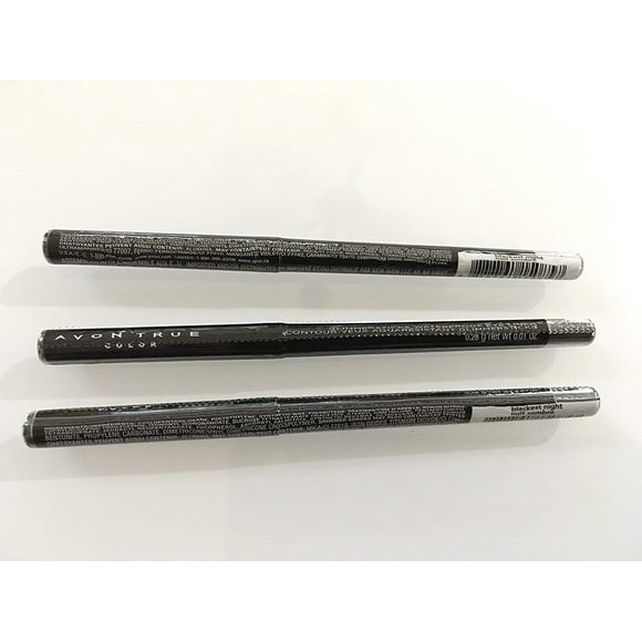 Delineador de ojos impermeable Avon Glimmersticks Blackest Night x3