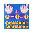 thumbnail image 2 of Juguete de matemáticas Montessori de fieltro para niños, juguetes con números para dedos, juguetes educativos para edades tempranas, desarrollo de la inteligencia para niños pequeños Sincero Electrónica, 2 of 3