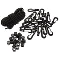 thumbnail image 3 of 1 Set Dock Mooring Line Rope and Hook Boat Rope Marine Elastic Rope Hook Dock Rope, 3 of 5