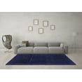 thumbnail image 3 of Ahgly Company Indoor Rectangle Abstract Blue Modern Area Rugs, 4' x 6', 3 of 4