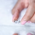 thumbnail image 5 of Rosec Jewels Lab Diamond Promise Ring for Women - Toi Et Moi Ring - Ready to Gift for Valentines Day, 925 Sterling Silver, US 4.00, 5 of 8