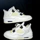 thumbnail image 4 of Ni-k-e Size 9 - Ni-k-e Air Jordan 4 Retro Purple Metallic Men's Shoes, 4 of 6