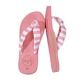 thumbnail image 2 of IEMIEMIEM Flip Flops for Women with Arch Support Yoga Mat Comfortable Summer Beach Walking Thong Cushion Indoor Outdoor Sandals Non Slip Slip On Flip Flops Pink 6.5 Wide, 2 of 7