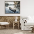 thumbnail image 3 of Stupell Industries Coastal Boat Ride Through Autumn Reflections Brown Floating Frame Canvas Art, 31 x 25, by Franklyn Gregory, 3 of 8