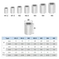 thumbnail image 2 of Unique Bargains 3/64' Aluminum Crimping Loop Sleeves, for Wire Rope Sleeves, Silver Tone 70 Pcs, 2 of 5