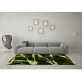 thumbnail image 3 of Ahgly Company Indoor Rectangle Abstract Green Modern Area Rugs, 7' x 10', 3 of 4