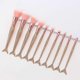 thumbnail image 3 of 10 pcs Rose Gold Mermaid Glitter Makeup Brush Set for Girls, Synthetic Hair Cosmetic Foundation, 3 of 5