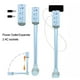thumbnail image 3 of Extensor de Salida Eléctrica Con 2 Enchufes de CA, Puerto USB A y USB C, Cable de Extensión de Enchufe Giratorio 180 Grados, Salida de Pared Extensible de 22-34 Pulgadas, 3, 3 of 7