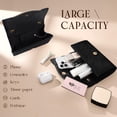 thumbnail image 5 of Suede Evening Bag Formal Clutch Purses for Women Sparkling Evening Bag with Detachable Chain for Prom Wedding Party, 5 of 6